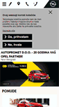Mobile Screenshot of opel.autopromet.rs